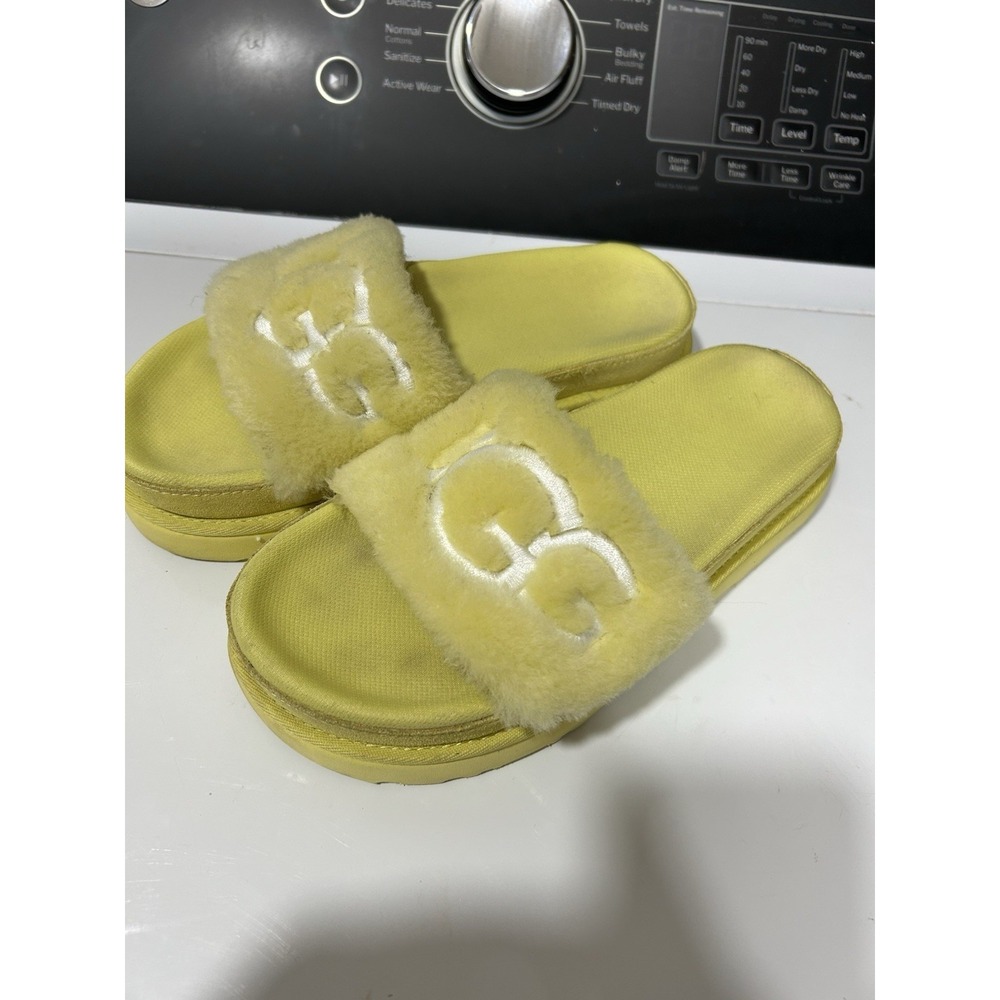 Yellow Ugg Slides Women's Size 6